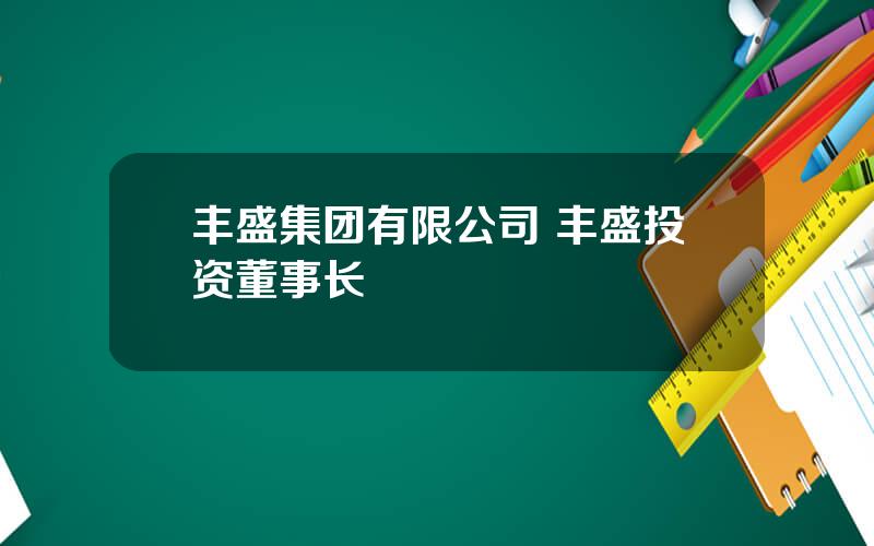 丰盛集团有限公司 丰盛投资董事长